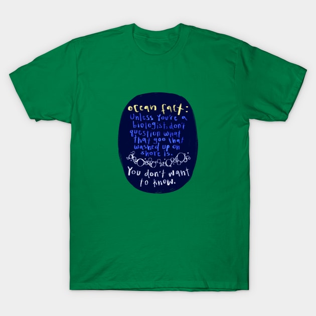 Ocean Fact #4 T-Shirt by Tides